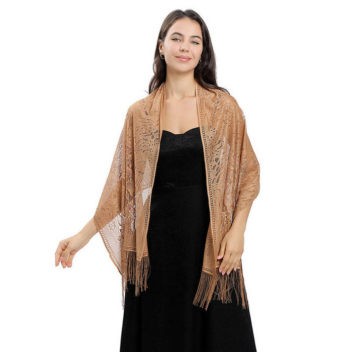 Flower Lace Shawl