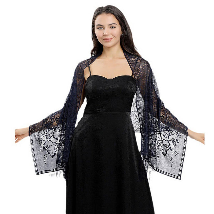 Flower Lace Shawl