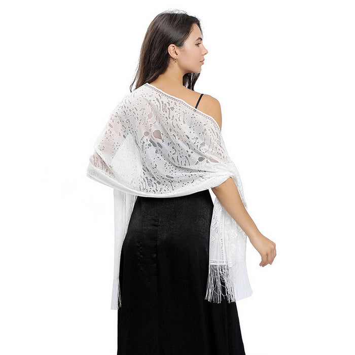 Flower Lace Shawl