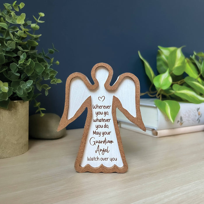 Framed Standing Angel Plaques