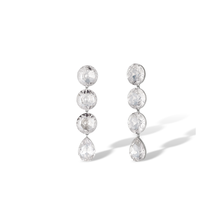 Gerrike Round Teardrop Drop Earrings