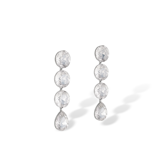 Gerrike Round Teardrop Drop Earrings