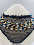 Glow  in the Dark  Waist Bead- Crystal waist Beads- Tie on WaistBeads 45”