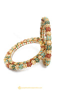 Gold Finished Bangles by PTJ