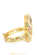 Gold Finished Bangles by PTJ
