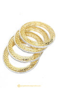 Gold Finished Bangles by PTJ