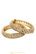 Gold Finished Bangles by PTJ