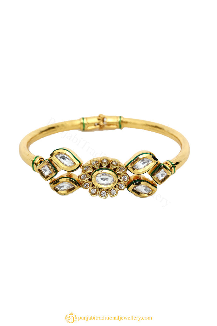 Gold Finished Bangles by PTJ