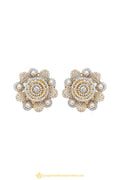Gold Finished Earrings by PTJ