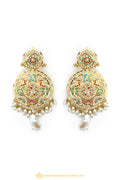 Gold Finished Earrings by PTJ
