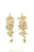 Gold Finished Earrings by PTJ