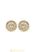 Gold Finished Earrings by PTJ