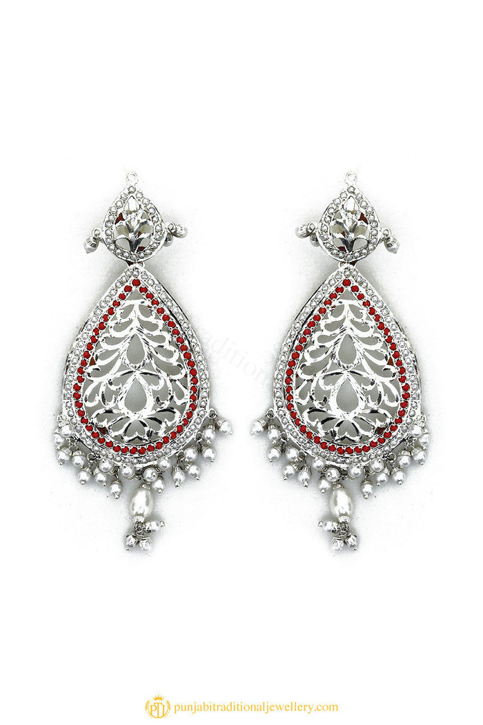 Gold Finished Earrings by PTJ