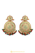 Gold Finished Earrings by PTJ