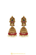 Gold Finished Earrings by PTJ