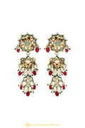 Gold Finished Earrings by PTJ