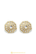 Gold Finished Earrings by PTJ