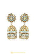 Gold Finished Earrings by PTJ