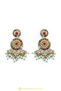 Gold Finished Earrings by PTJ