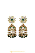 Gold Finished Earrings by PTJ