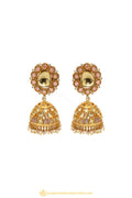 Gold Finished Earrings by PTJ