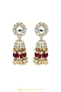 Gold Finished Earrings by PTJ