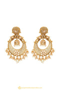 Gold Finished Earrings by PTJ