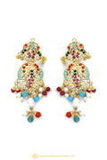 Gold Finished Earrings by PTJ