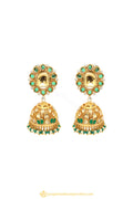 Gold Finished Earrings by PTJ