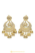 Gold Finished Earrings by PTJ