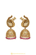Gold Finished Earrings by PTJ