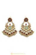 Gold Finished Earrings by PTJ