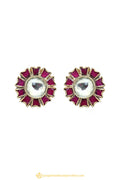 Gold Finished Earrings by PTJ