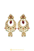 Gold Finished Earrings by PTJ
