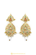 Gold Finished Earrings by PTJ