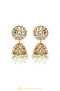 Gold Finished Earrings by PTJ