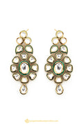 Gold Finished Earrings by PTJ