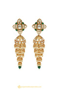 Gold Finished Earrings by PTJ