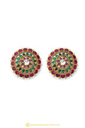 Gold Finished Earrings by PTJ
