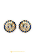Gold Finished Earrings by PTJ