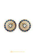 Gold Finished Earrings by PTJ