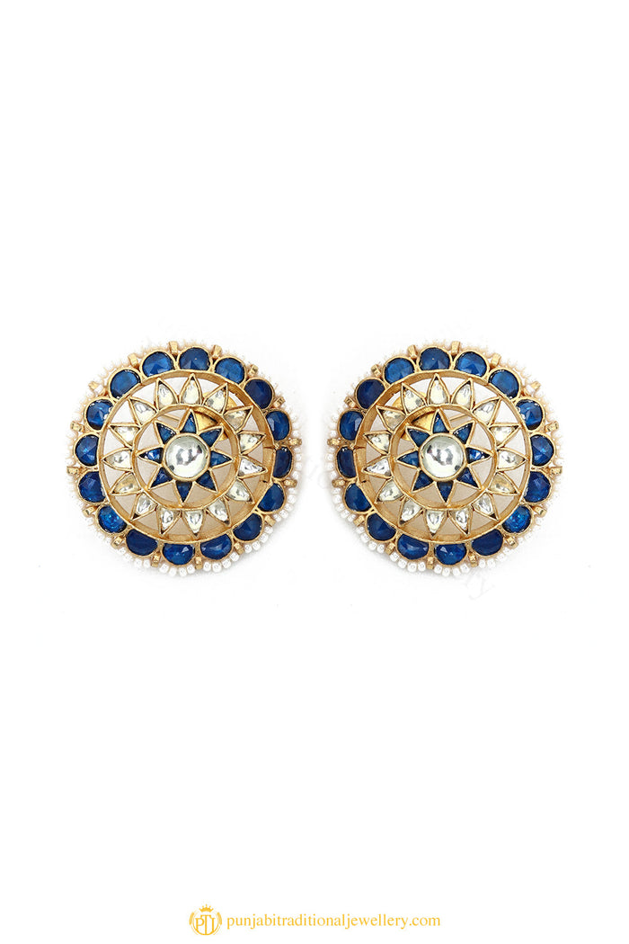 Gold Finished Earrings by PTJ