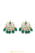 Gold Finished Earrings by PTJ