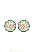 Gold Finished Earrings by PTJ