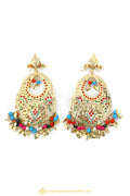 Gold Finished Earrings by PTJ