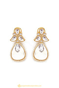 Gold Finished Earrings by PTJ