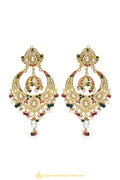 Gold Finished Earrings by PTJ
