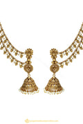 Gold Finished Earrings by PTJ