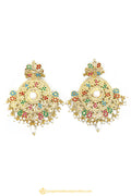 Gold Finished Earrings by PTJ