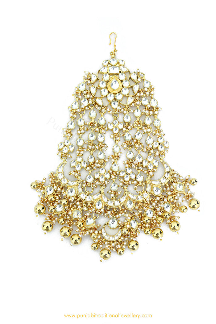 Gold Finished Gold Kundan Passa By PTJ Exclusive